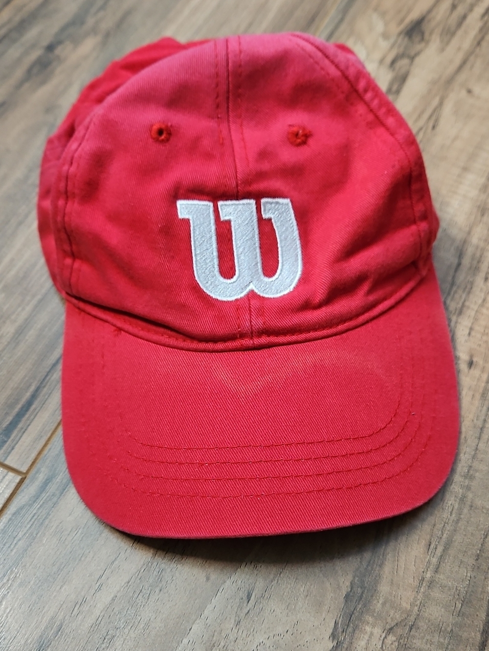 Wilson Red Cap with White Embroidered W